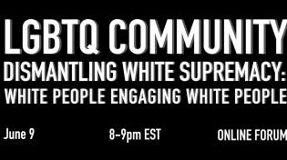Event Title in White Lettering with Black Background