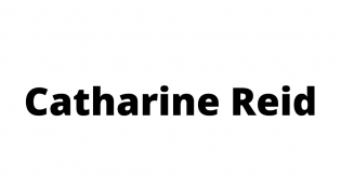 Black text on a white background reading "Catharine Reid"