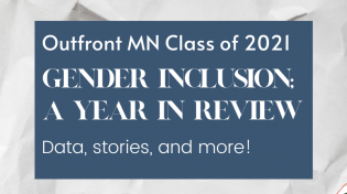 Image of zine cover with title "Gender Inclusion: A Year in Review"