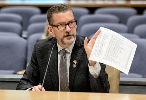 A photo of Minnesota Senator Scott Dibble