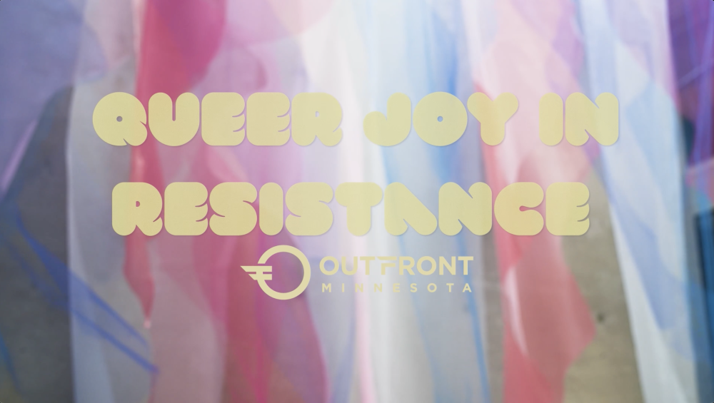 Queer Joy in Resistance Title Card