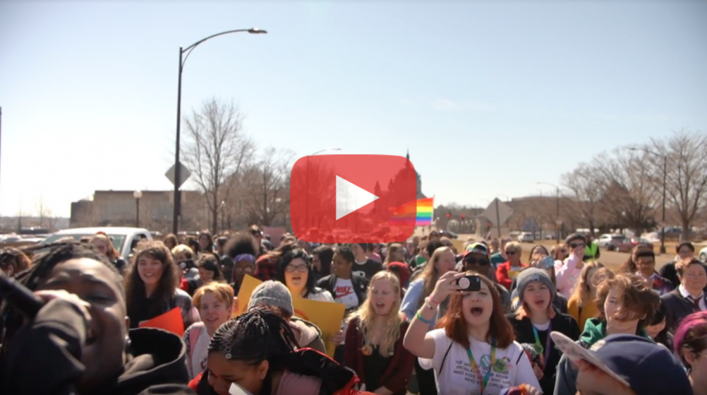 LGBTQ+ Youth March to the Capitol