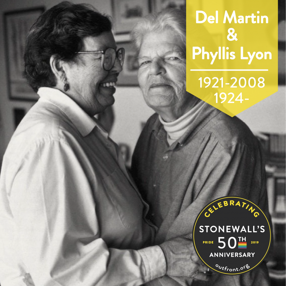 Photo of Del Martin and Phyllis Lyon