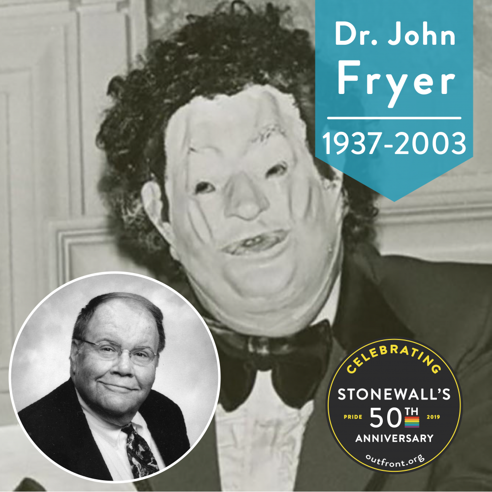Photo of Dr. John Fryer, aka., Dr. Anonymous