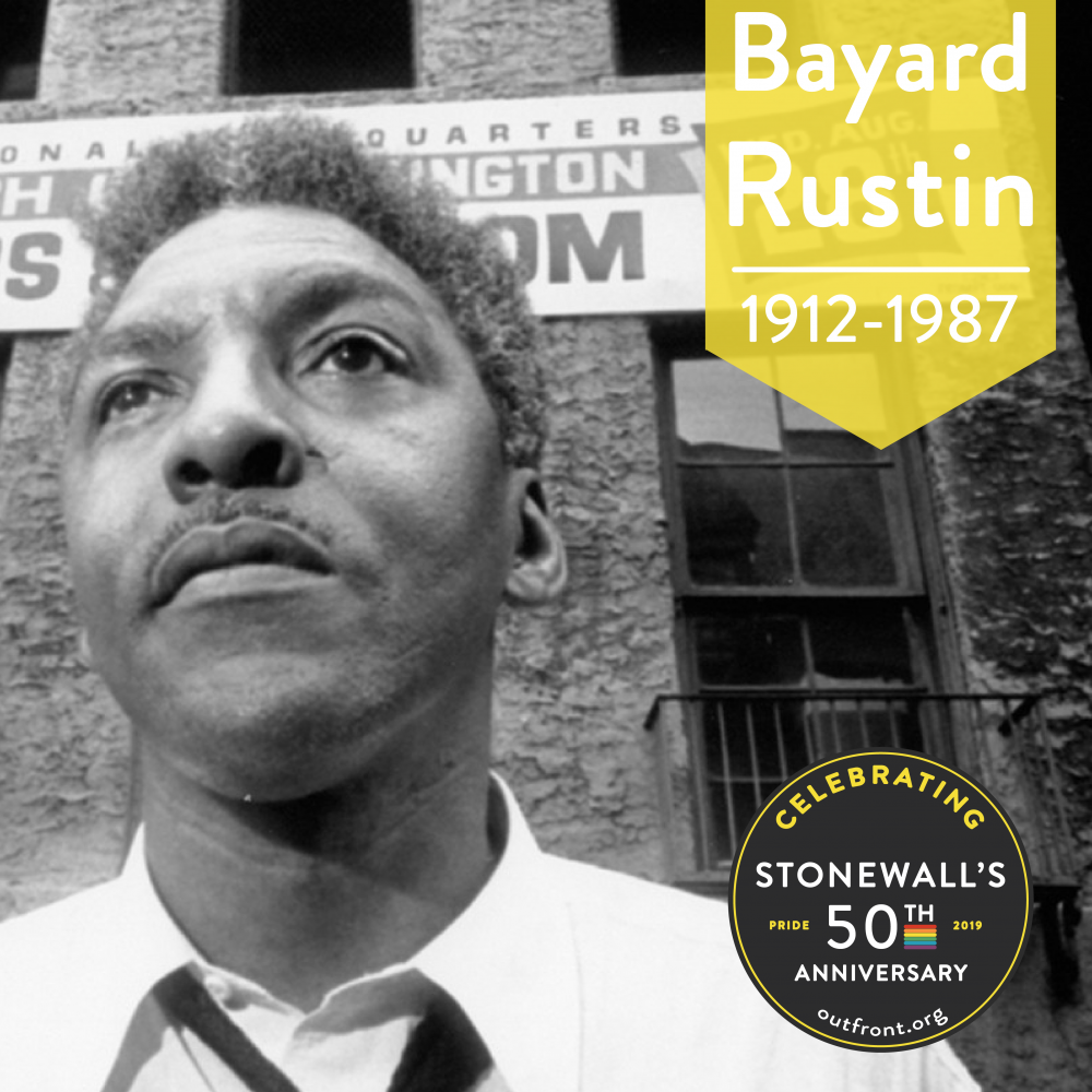 Photo of Bayard Rustin