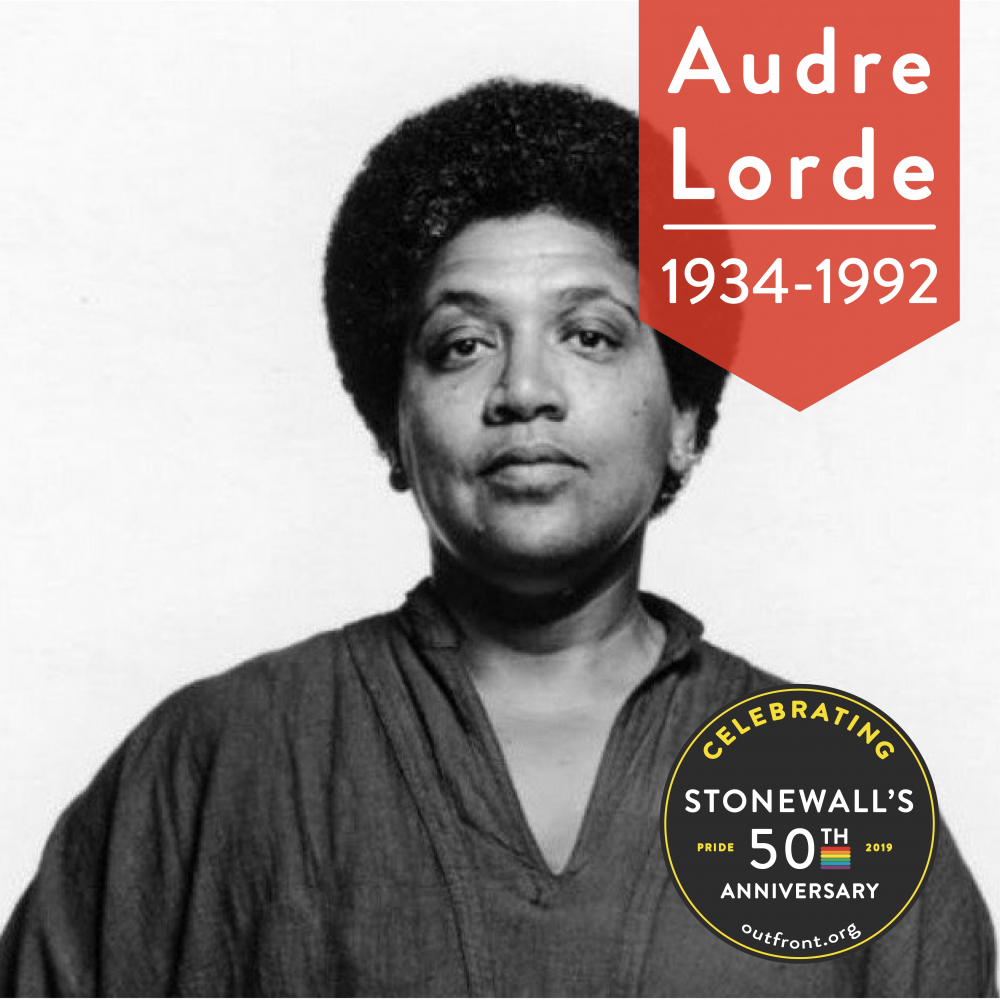 Photo of Audre Lorde