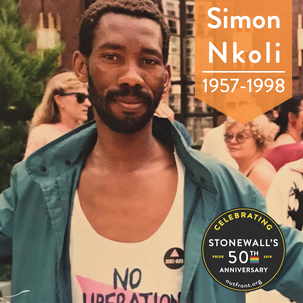 Photo of Simon Nkoli