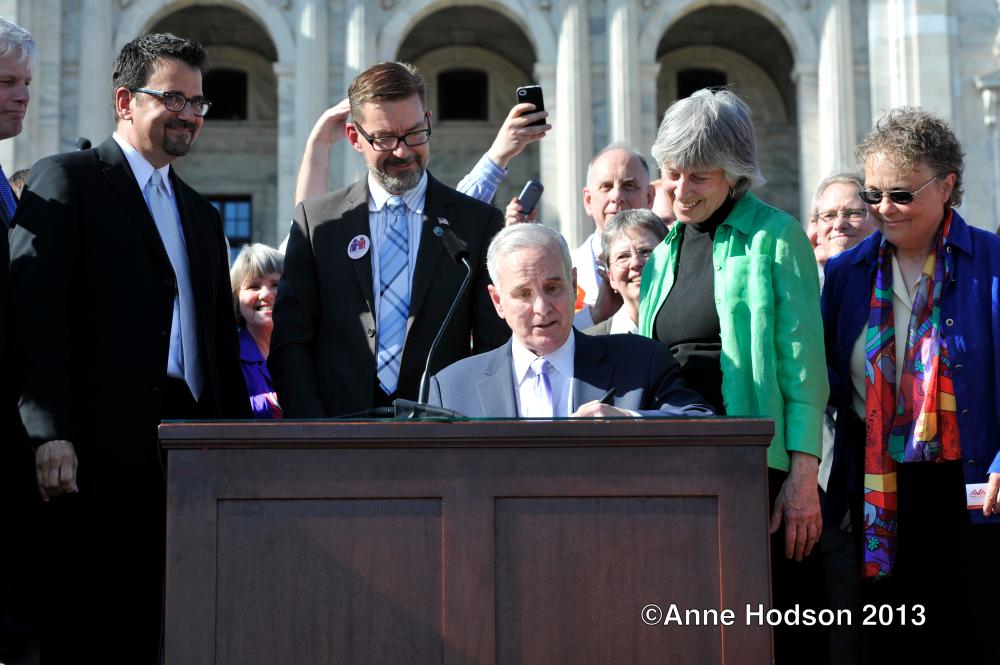 Gov Dayton Bill Signing
