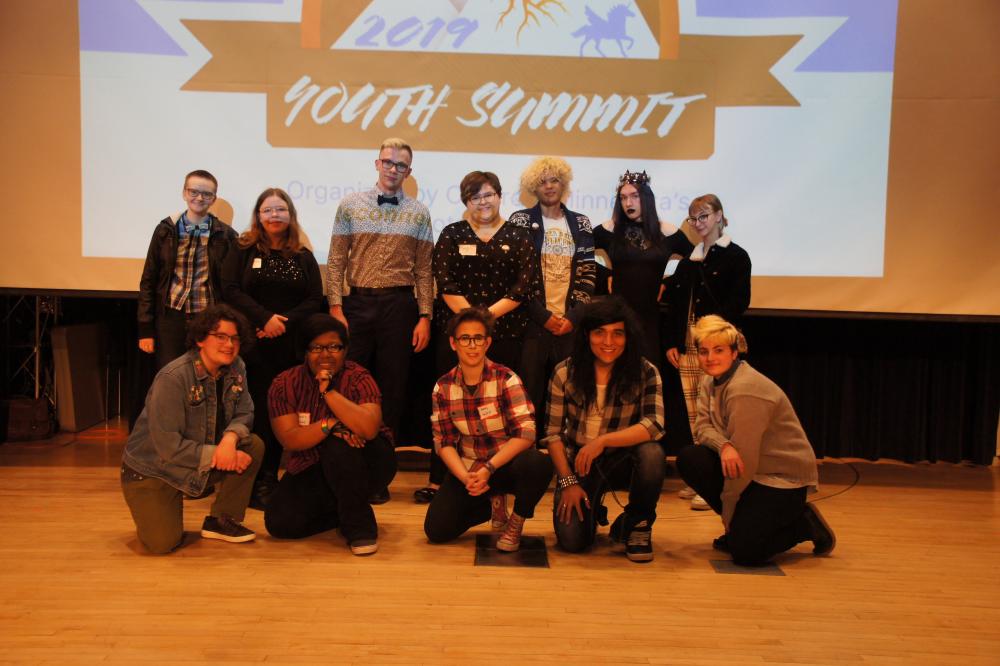 Photo of Youth Leadership Council at Youth Summit