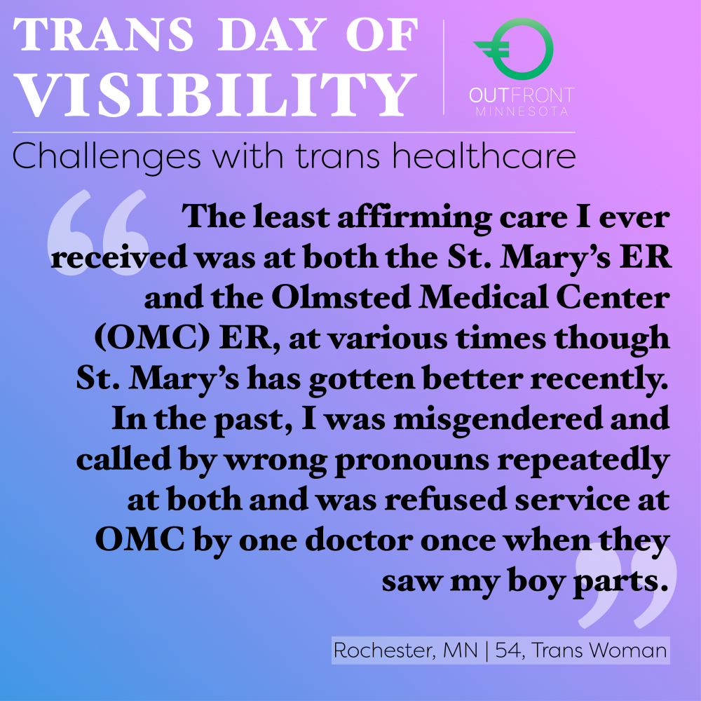 TDOV Challenges in Trans Healthcare Quote 1 as image